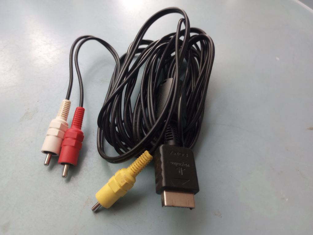 PS2 PS1 AV Audio Video Cable - photo 2