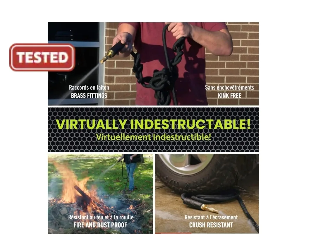 Brand New Heavy Duty Pro 3 Layer HydroSteel Hose, 100-ft image indicator(3)