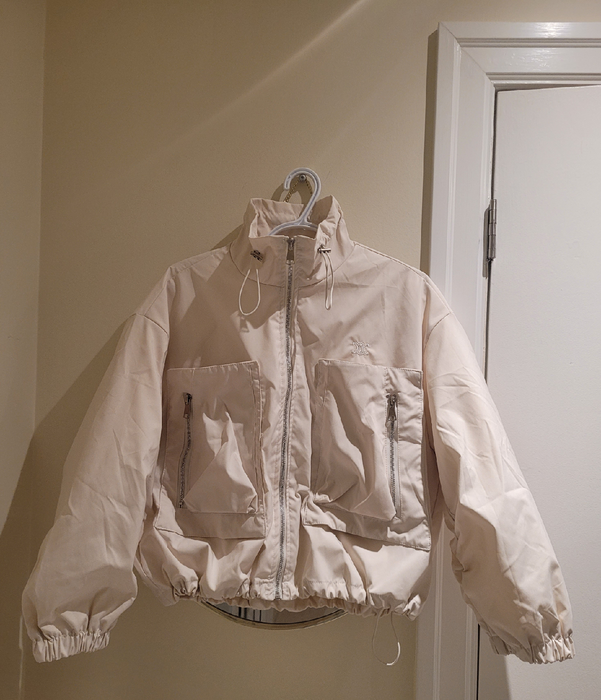 (NEW)Celine style Paris Beige Jacket
