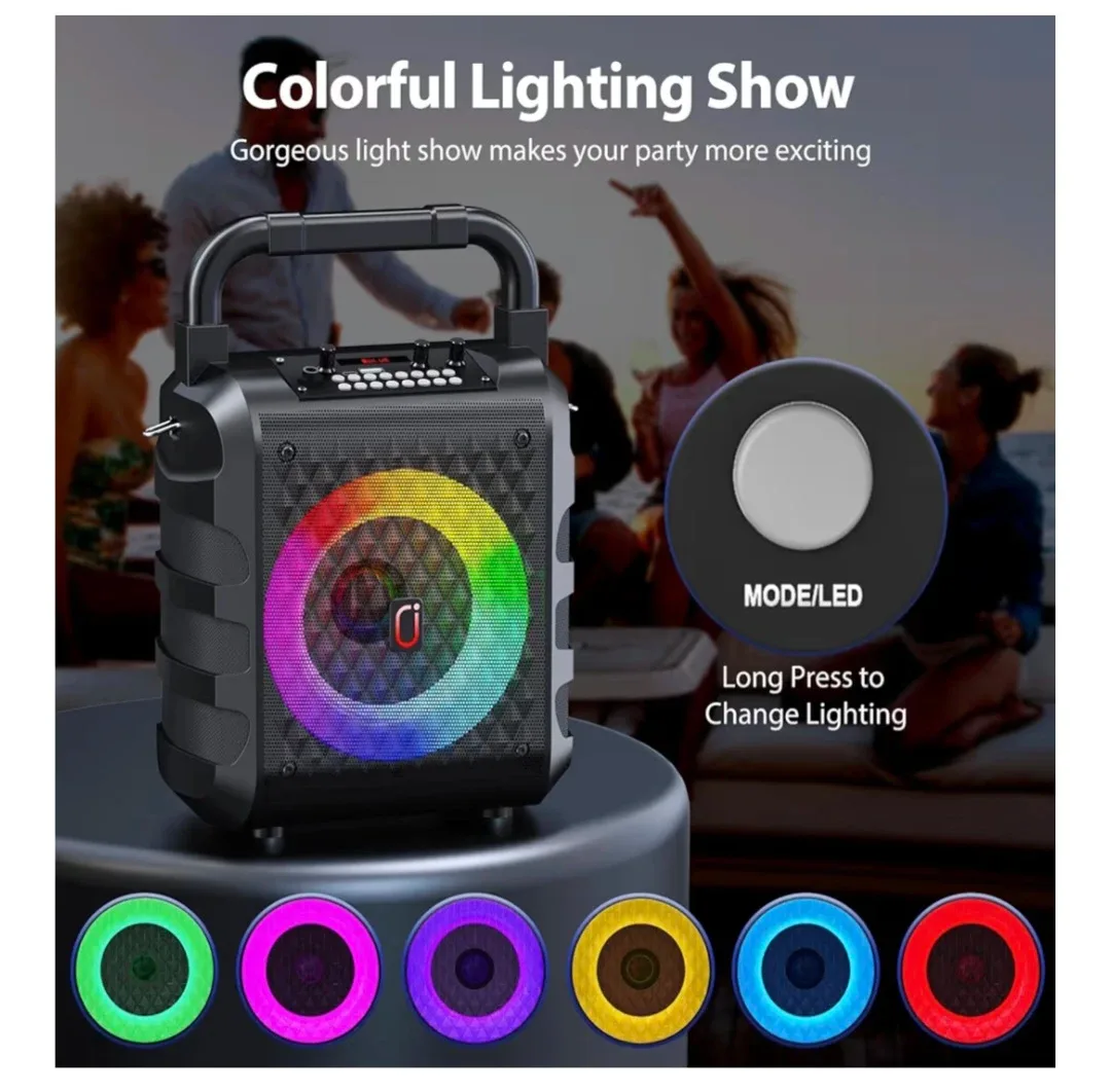 BRAND NEW SEALSD - Karaoke Machine with 2 Wireless Microphones image indicator(4)