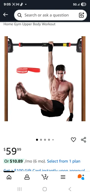 Hapbear Multipurpose Pull Up Bar image indicator(5)