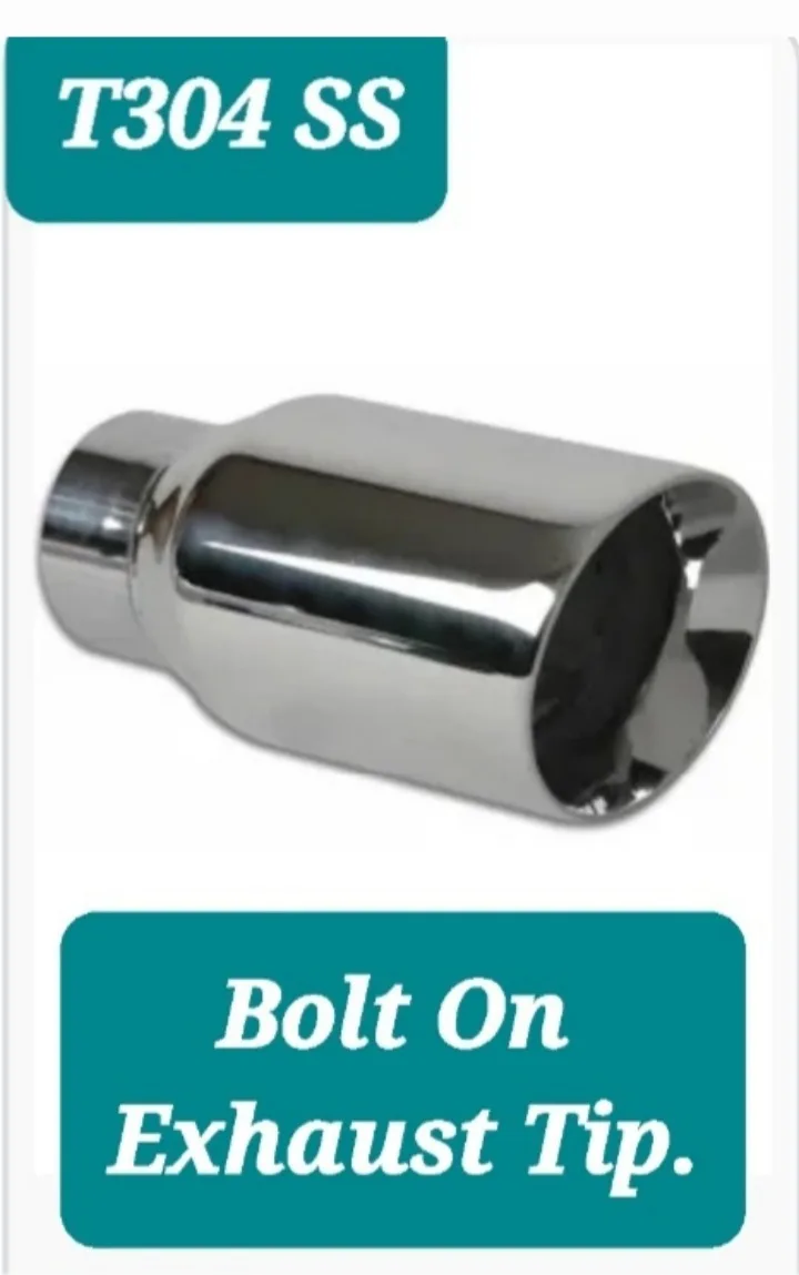 Stainless Steel Bolt On Exhaust Tip - T304 SS thumbnail