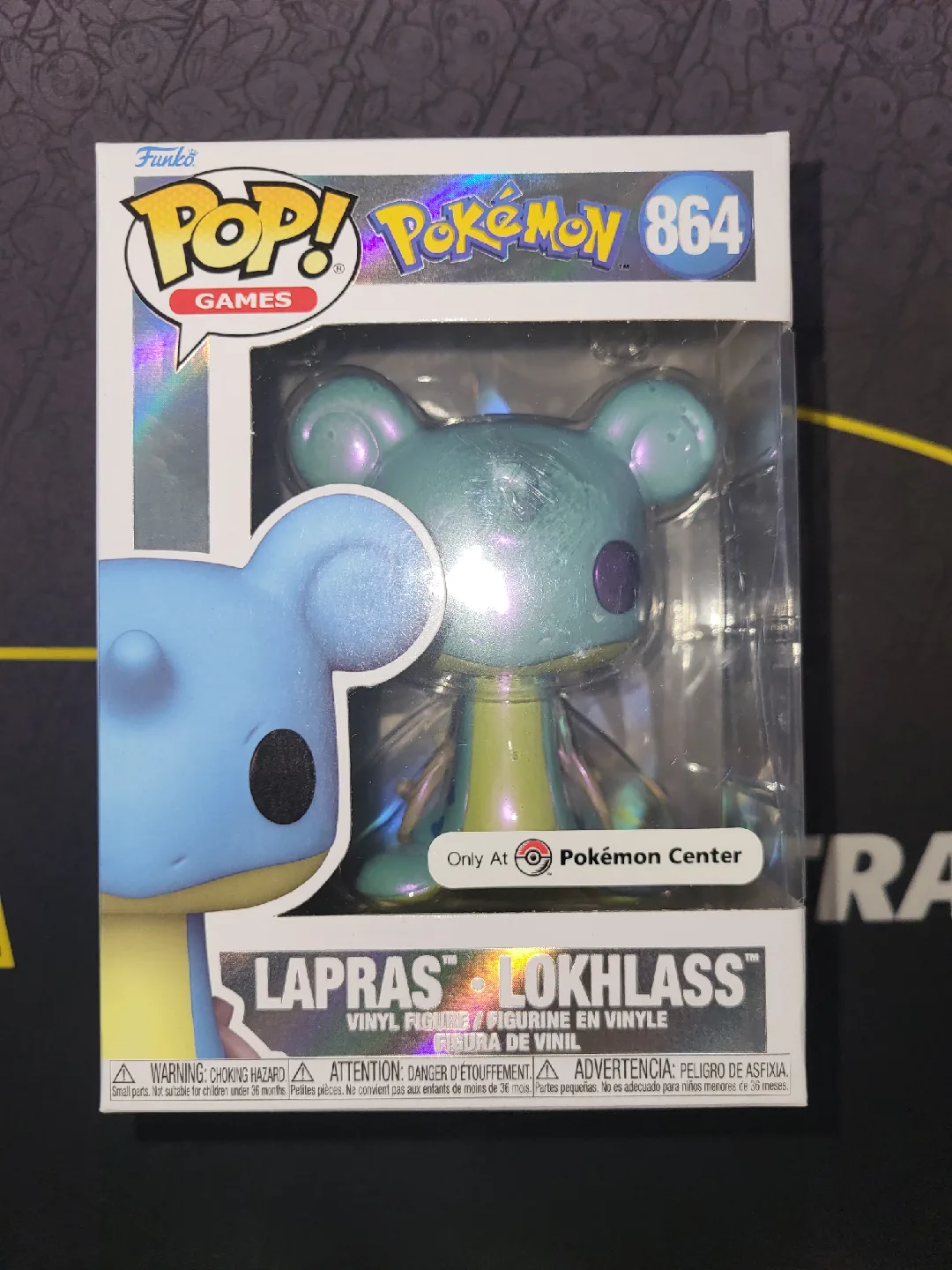 Pokemon Center Exclusive Funko Pop Lapras 864 thumbnail