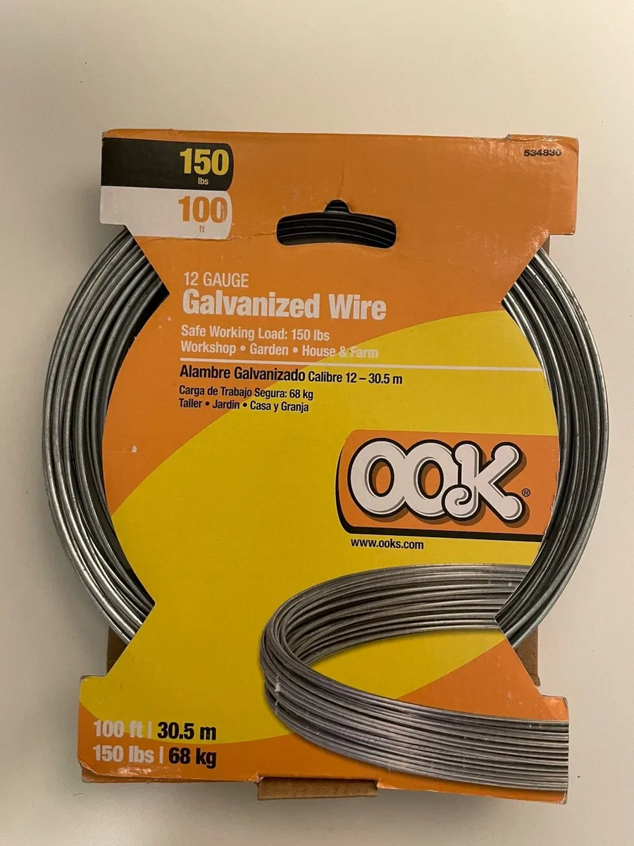 OOK 12 Gauge Galvanized Wire, 100 ft image indicator(2)
