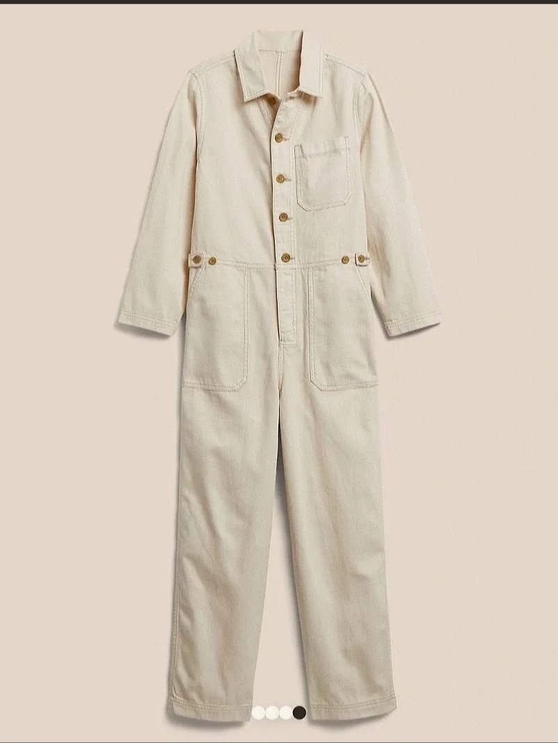 NWT Banana Republic Denim Jumpsuit image indicator(4)