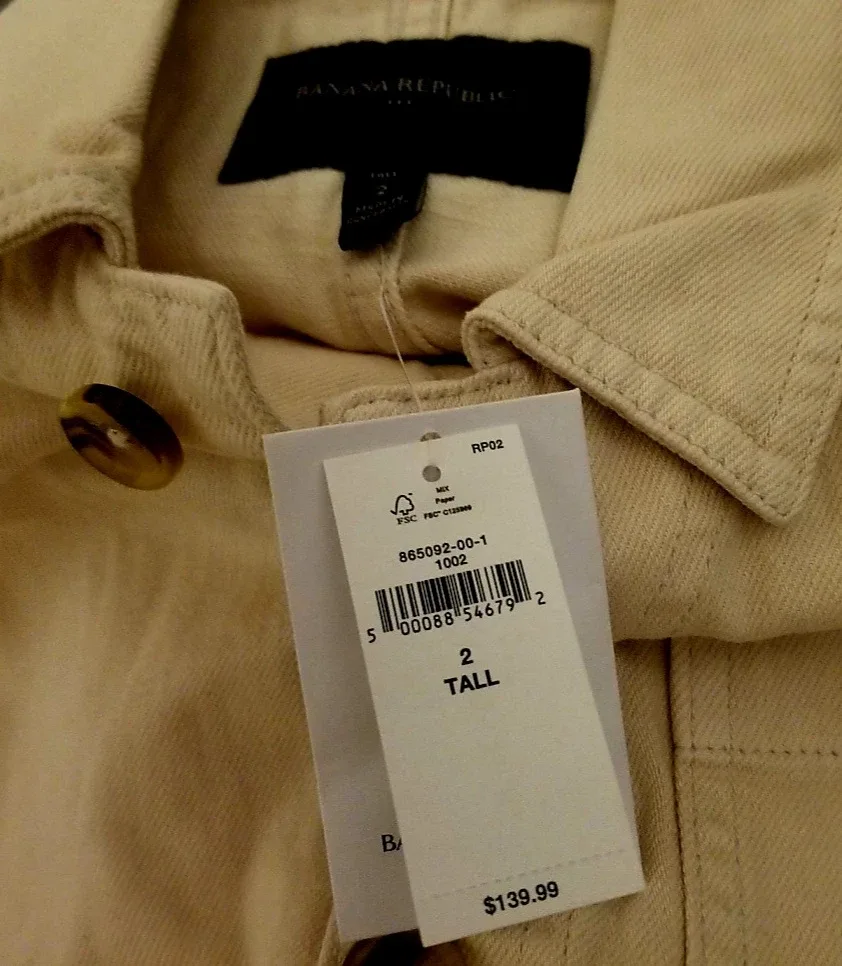 NWT Banana Republic Denim Jumpsuit image indicator(5)