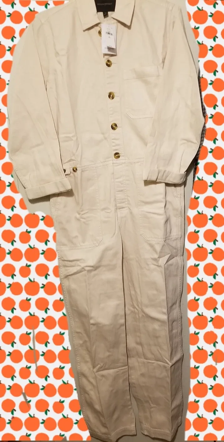 NWT Banana Republic Denim Jumpsuit image indicator(6)