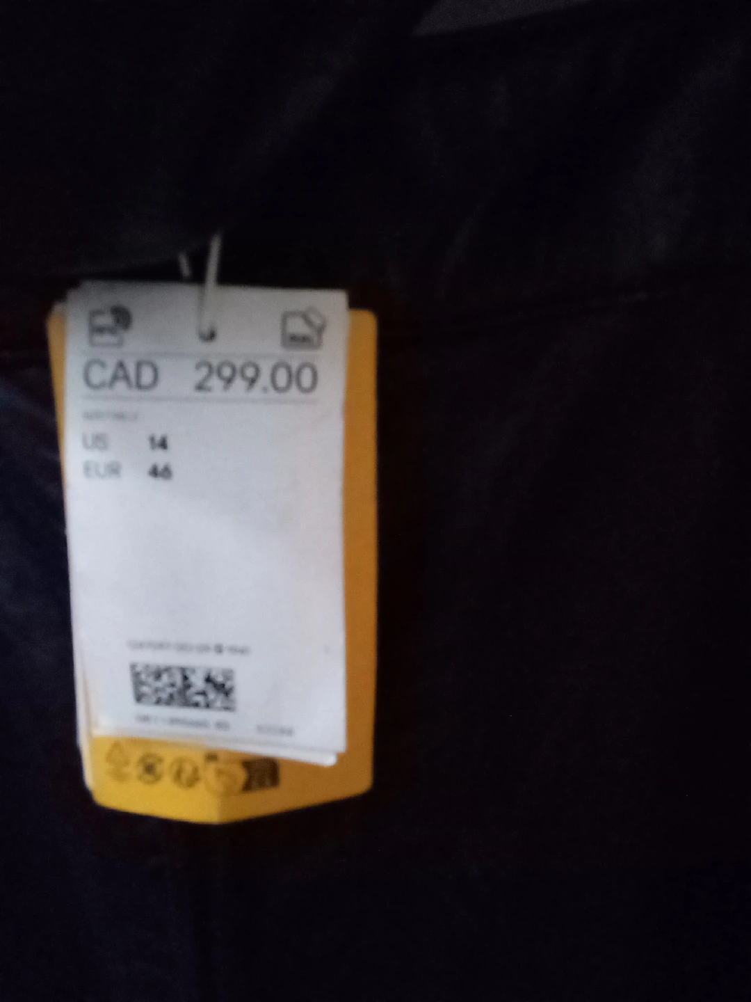 H&M Black Leather Skirt - Size US 14 - photo 4