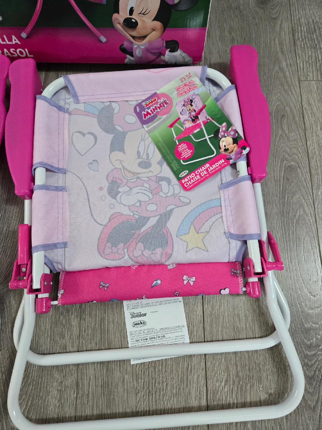 Disney girls pink table chairs set image indicator(3)