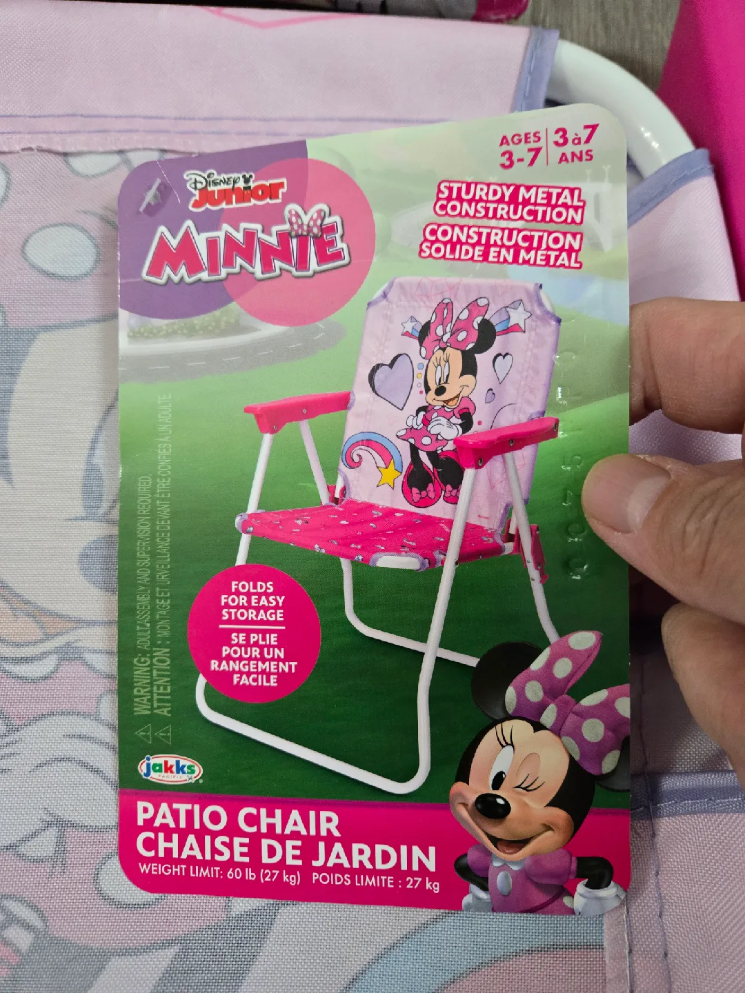 Disney girls pink table chairs set image indicator(7)