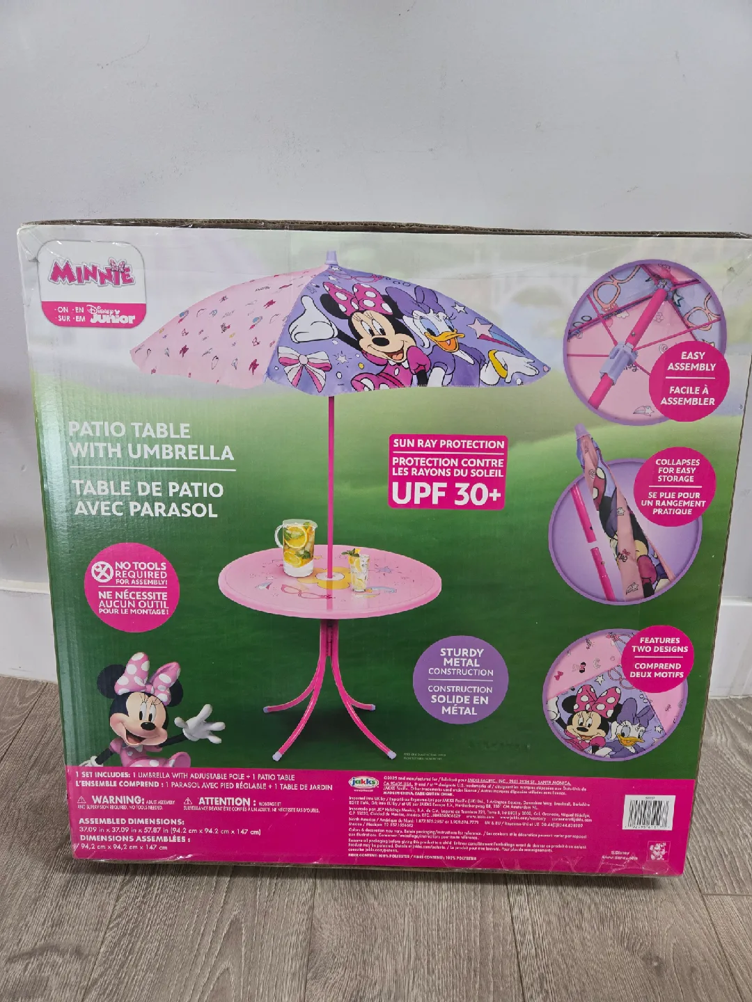 Disney girls pink table chairs set image indicator(9)