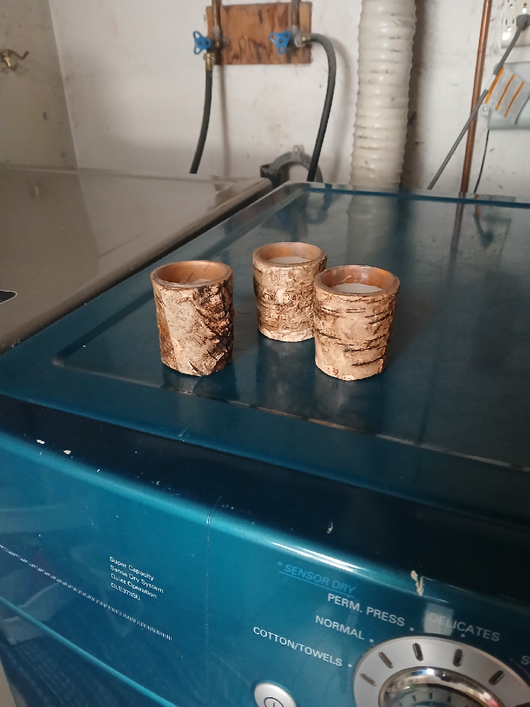 Birch Bark Candle Holders (Set of 3)
