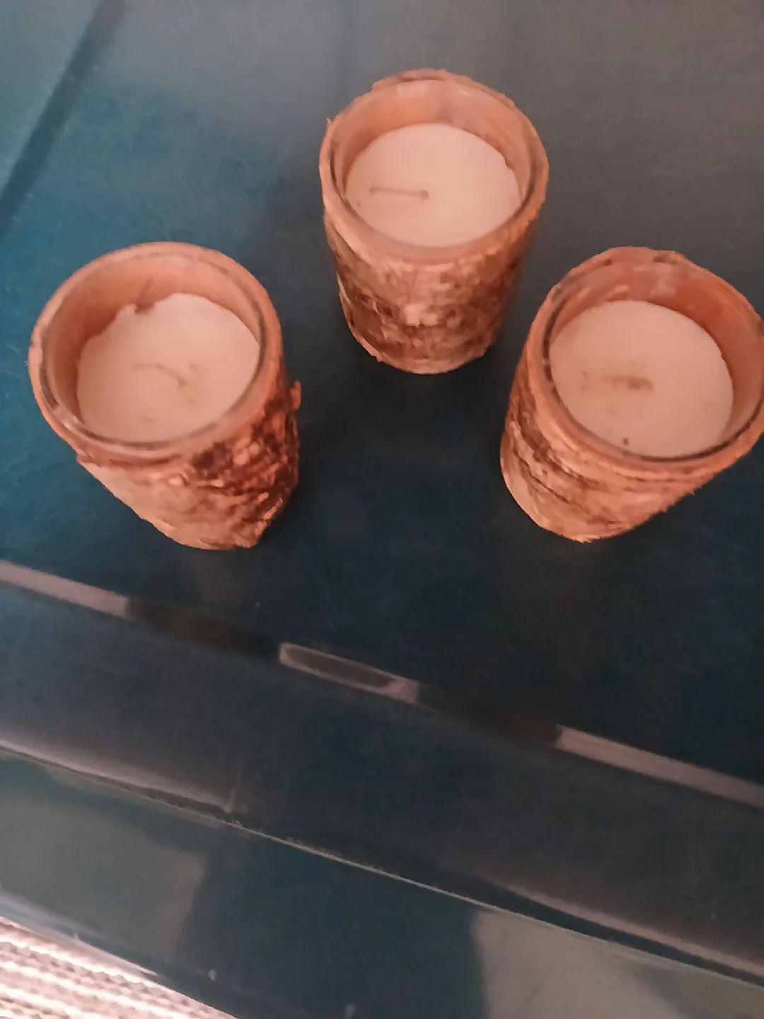 Birch Bark Candle Holders (Set of 3) image indicator(2)