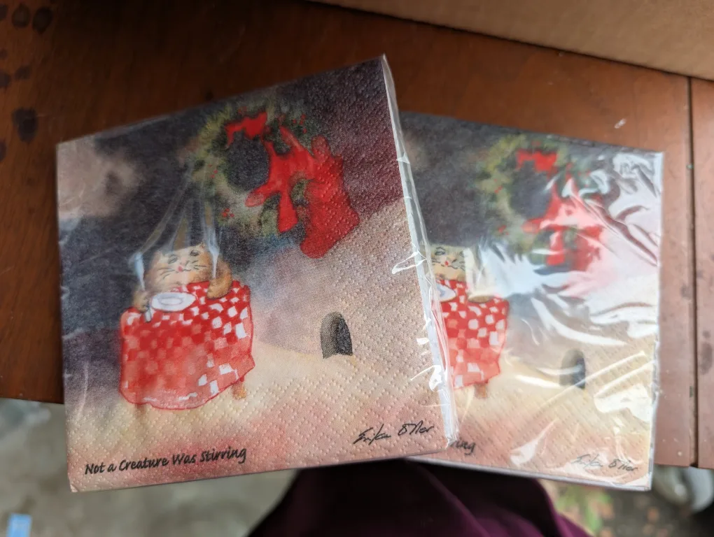 Erika Oller Christmas Napkins - New