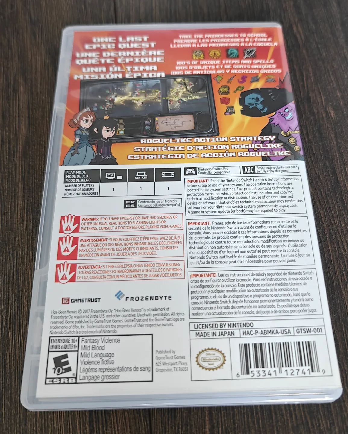 Has Been Heroes Nintendo Switch / Switch 2 (like new) image indicator(3)