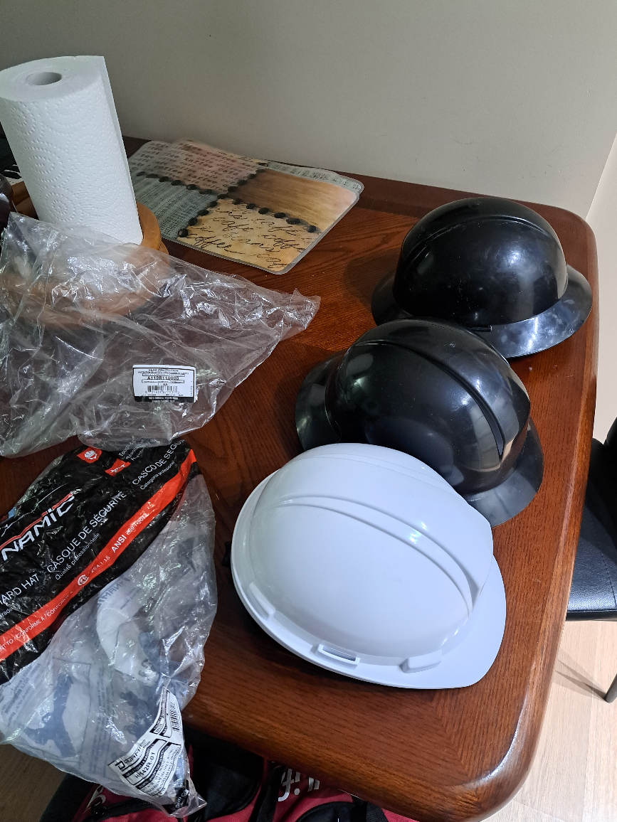 Dynamic Hard Hats - White & Black (CSA Approved)