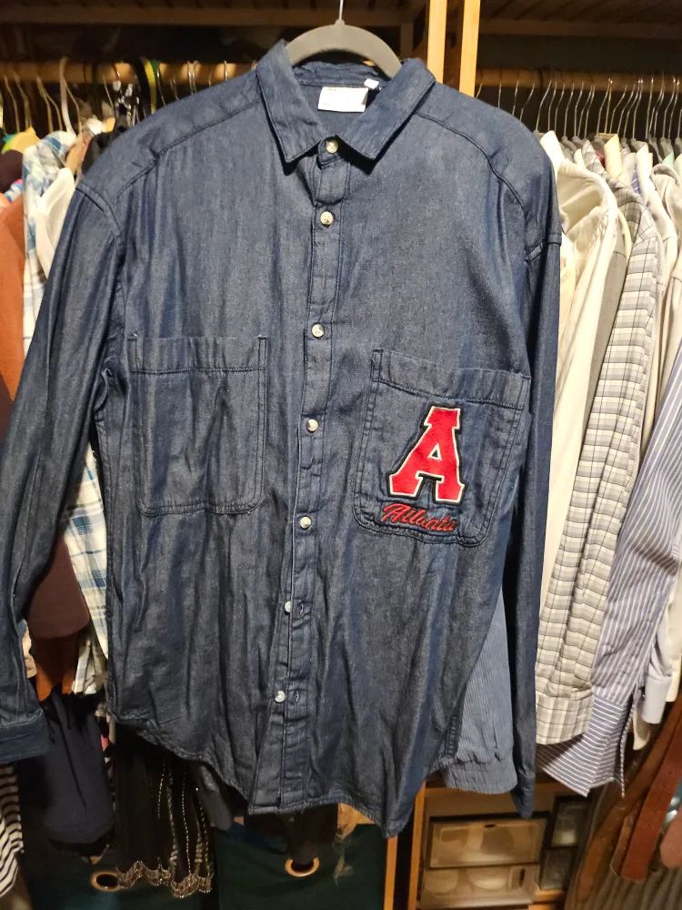 ASOS Design Denim Shirt - XS image indicator(3)