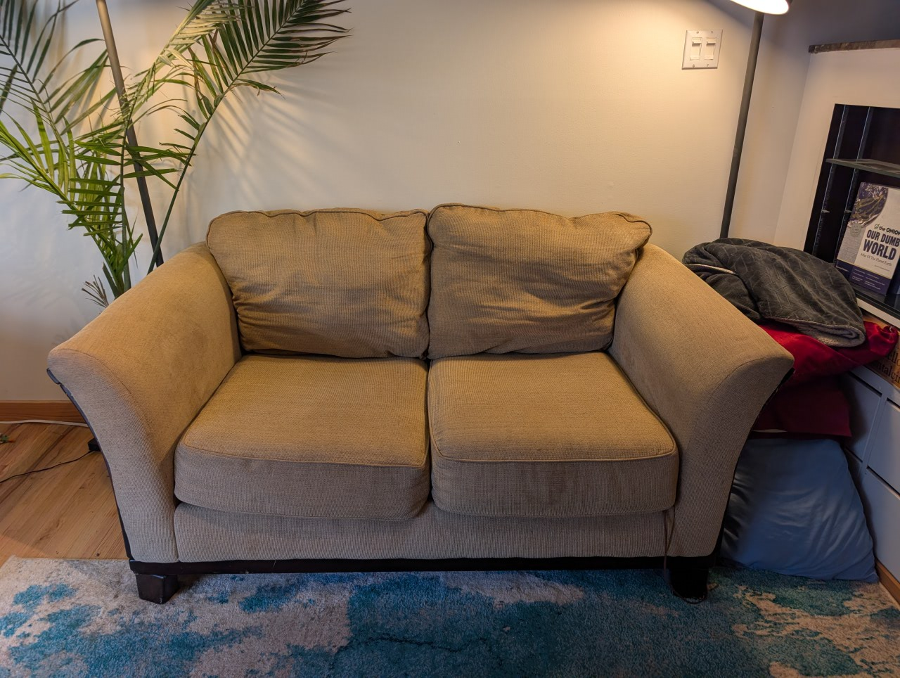 FREE 2x Used Loveseat Sofas - Beige