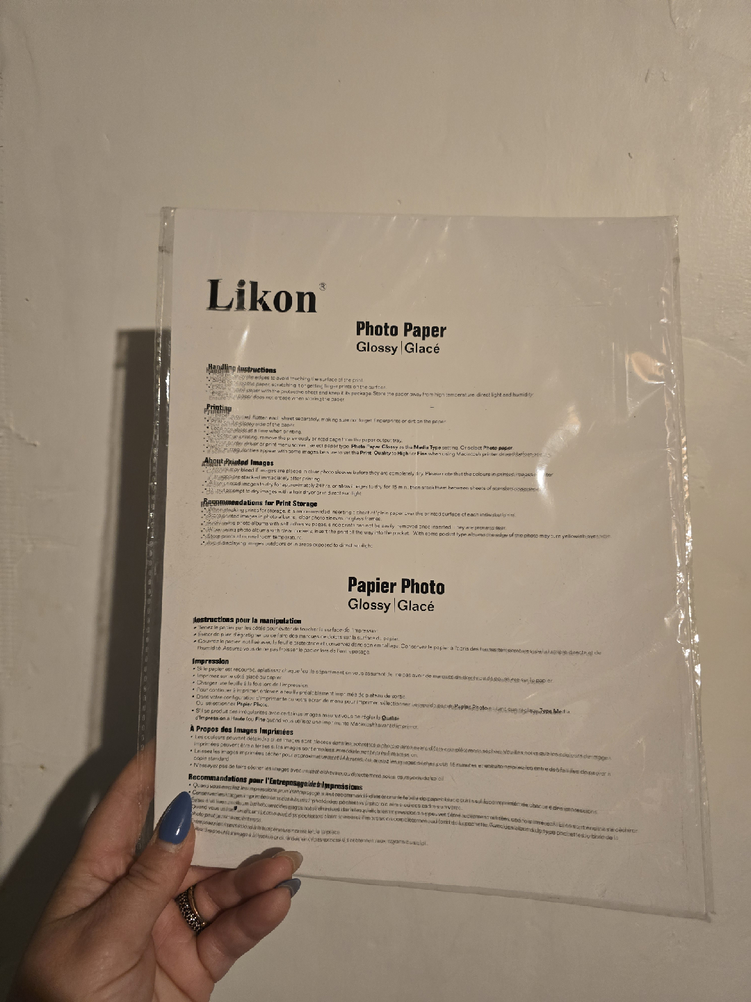 Likon Photo Paper - Glossy / Glace