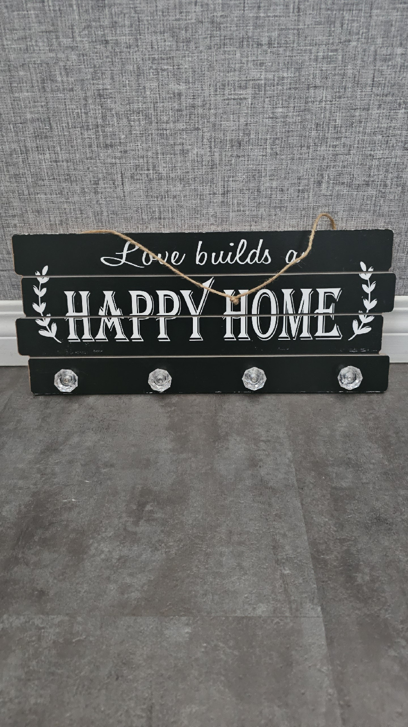 Love Builds A Happy Home Wall Decor