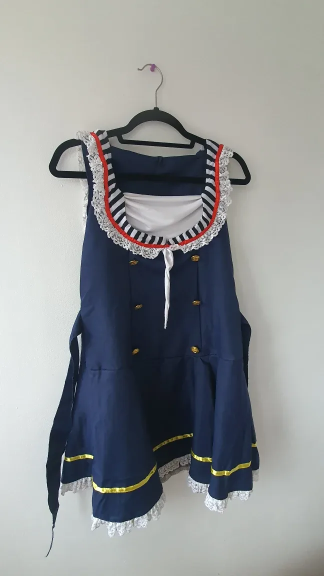 Sailor Style Cosplay Dress & Hat for Halloween thumbnail