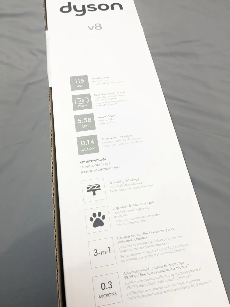 Dyson V8 Cordless 3 in 1 Convertible Stick Vacuum Cleaner image indicator(6)