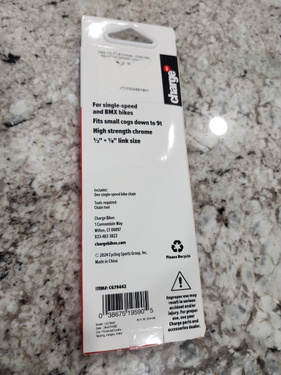 Charge Single-Speed Bike Chain - New in Box - photo 2