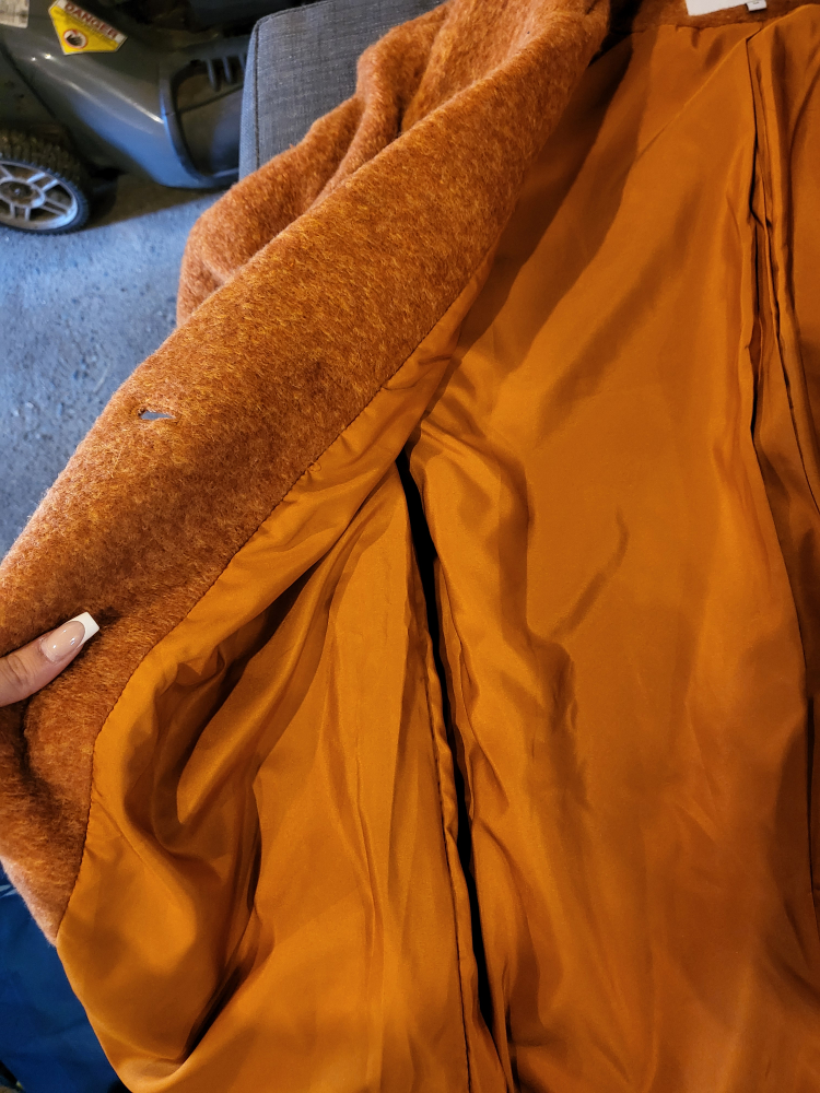 Satin Lined Wool Coat - photo 3