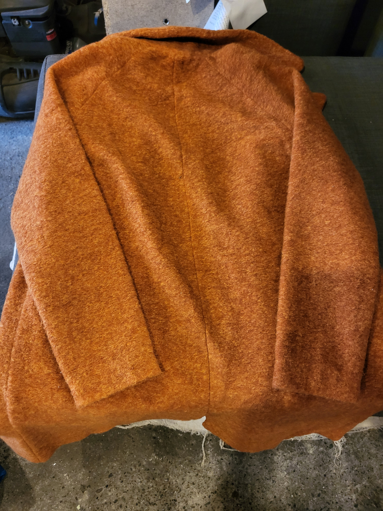 Satin Lined Wool Coat - photo 4