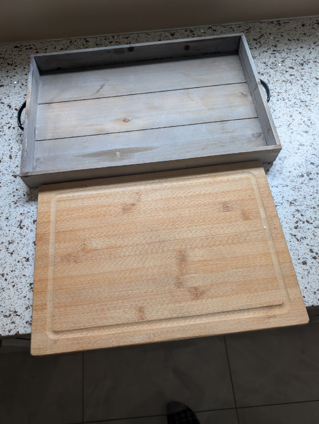 Wooden Serving Tray and Cutting Board🥕