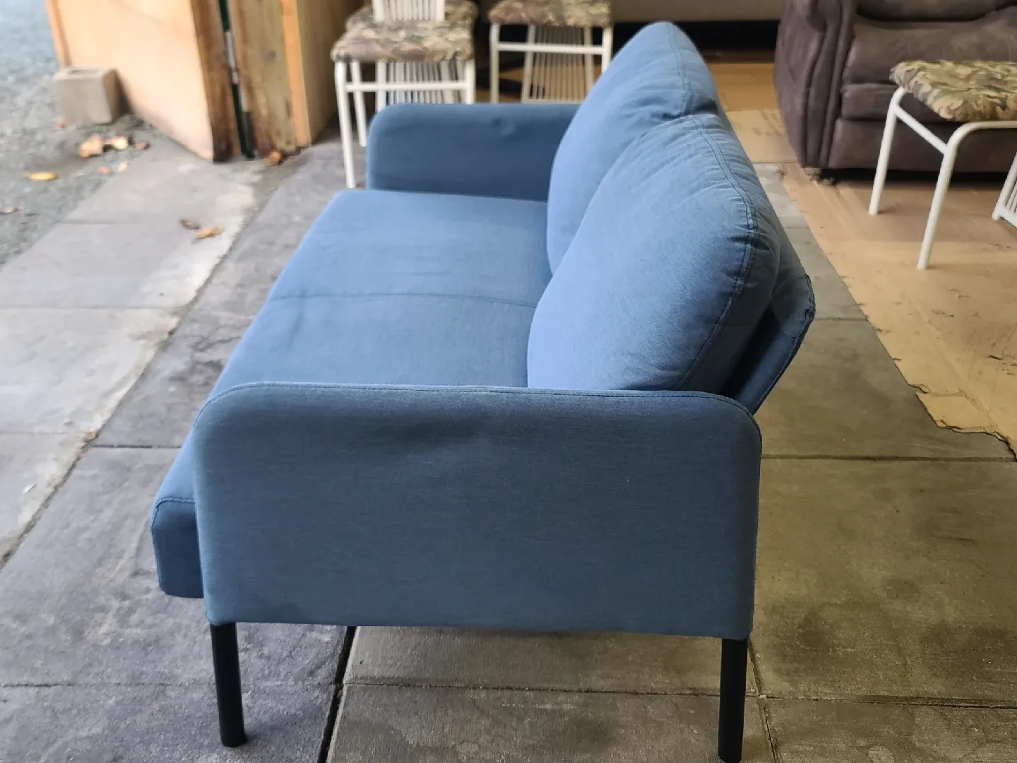 Blue Loveseat Sofa image indicator(2)