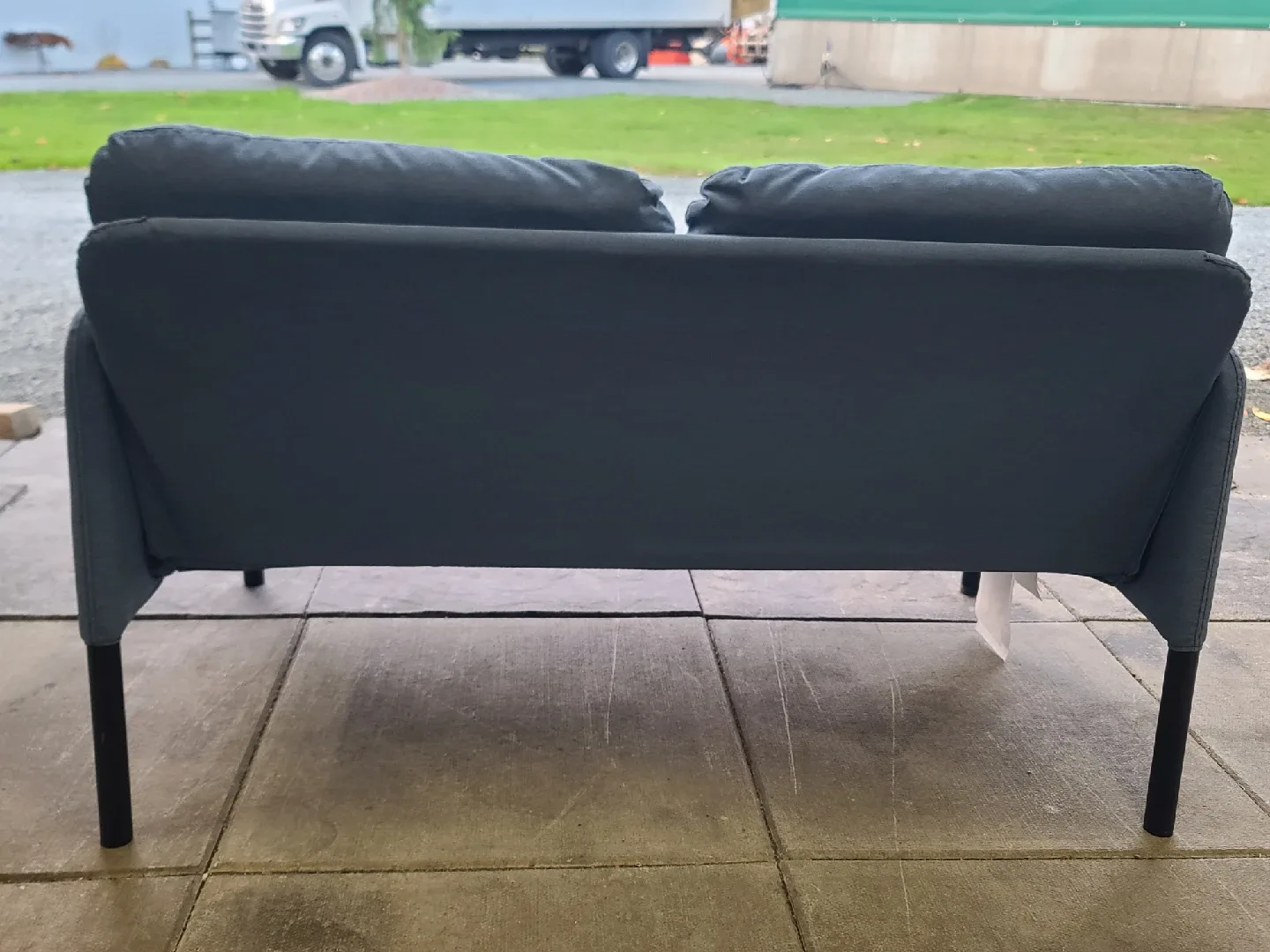 Blue Loveseat Sofa image indicator(4)