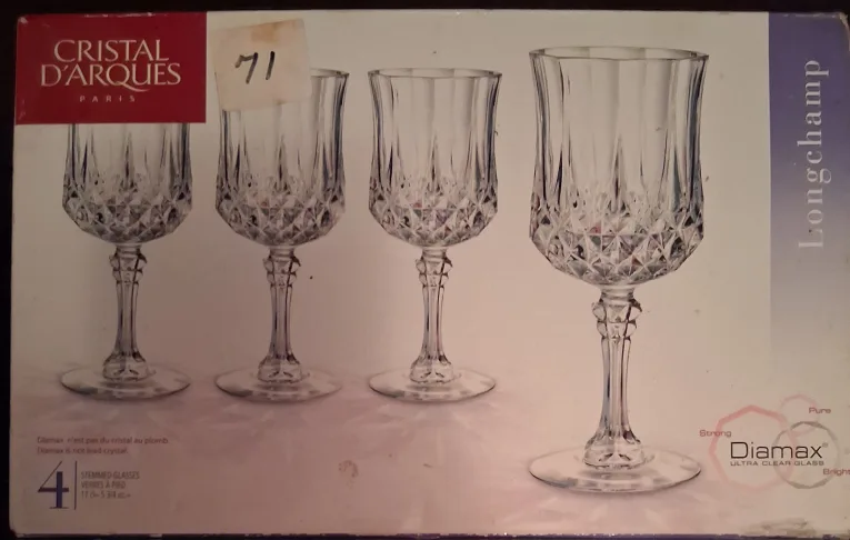Cristal D'Arques Longchamp Stemmed Glasses Set image indicator(2)