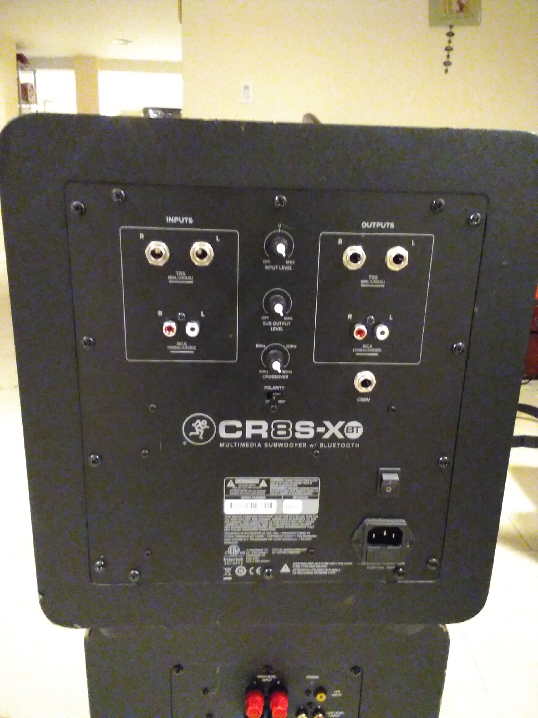Mackie CR8S-XBT Multimedia Subwoofer - photo 2