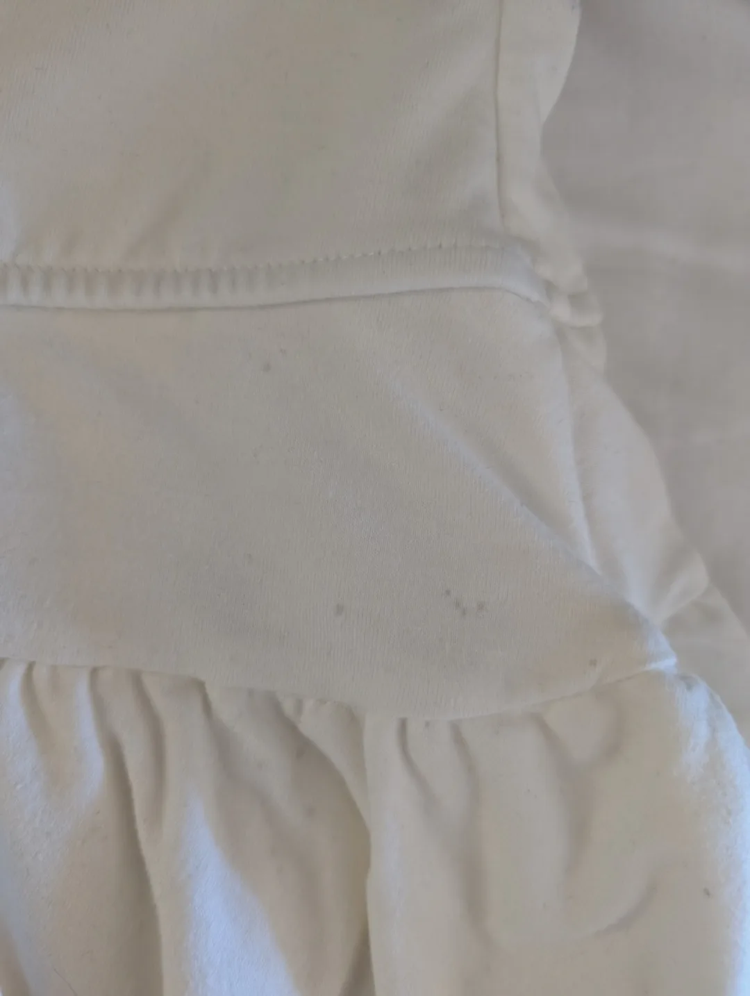 White Mini Skirt Tennis Skirt Cute Ruffled Skirt Skort image indicator(2)