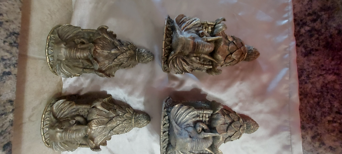 Elephant Wall curtain scones   Decor Shelf Brackets - Set of 4 - photo 4