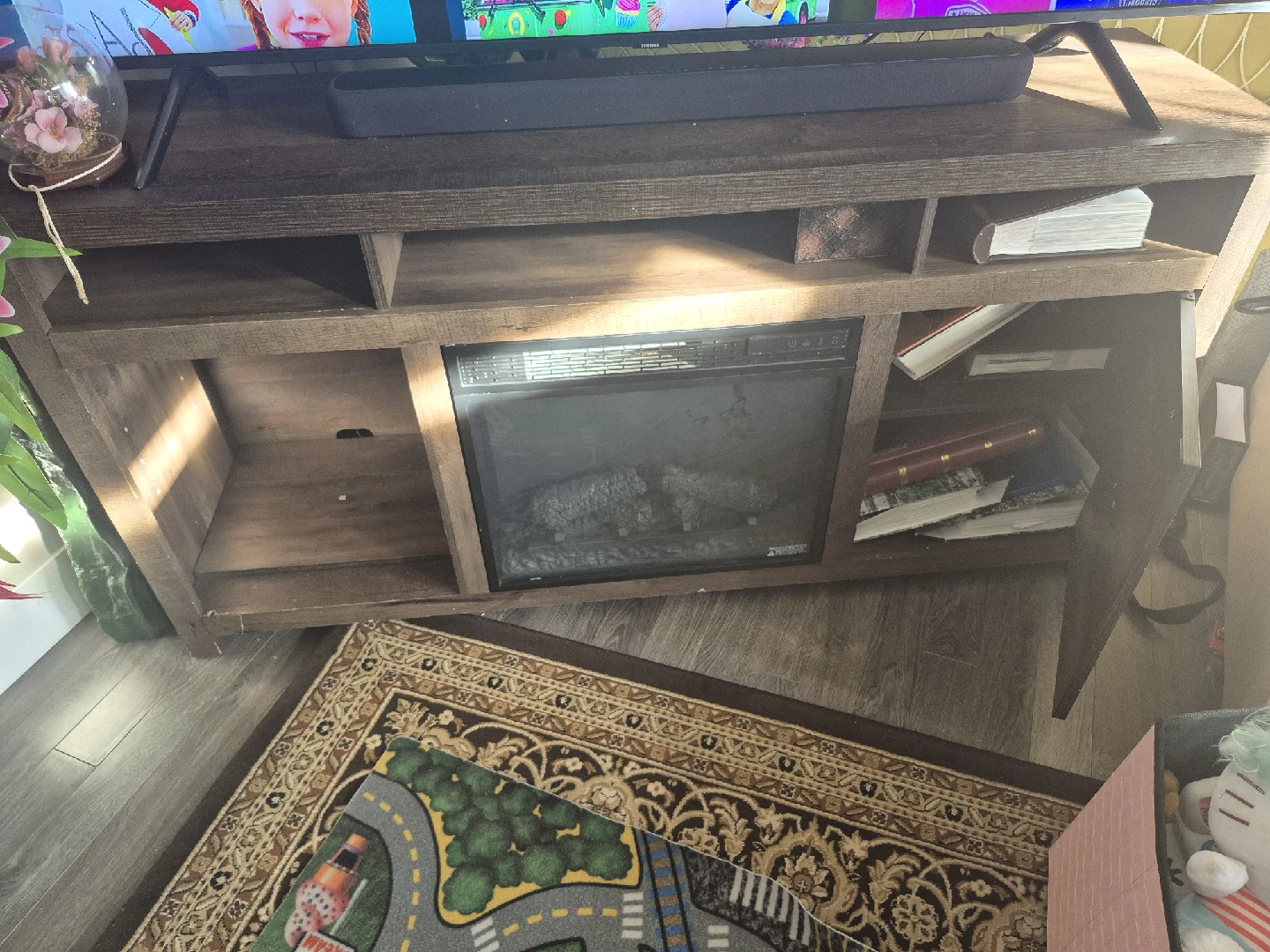 Fireplace TV Stand