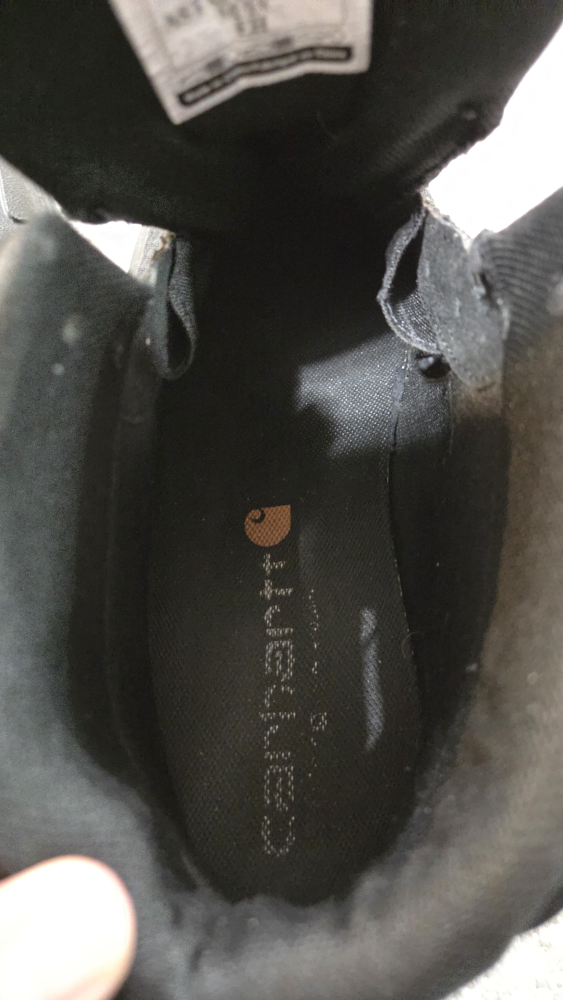 Carhartt Black Work Boots steel toe - photo 4