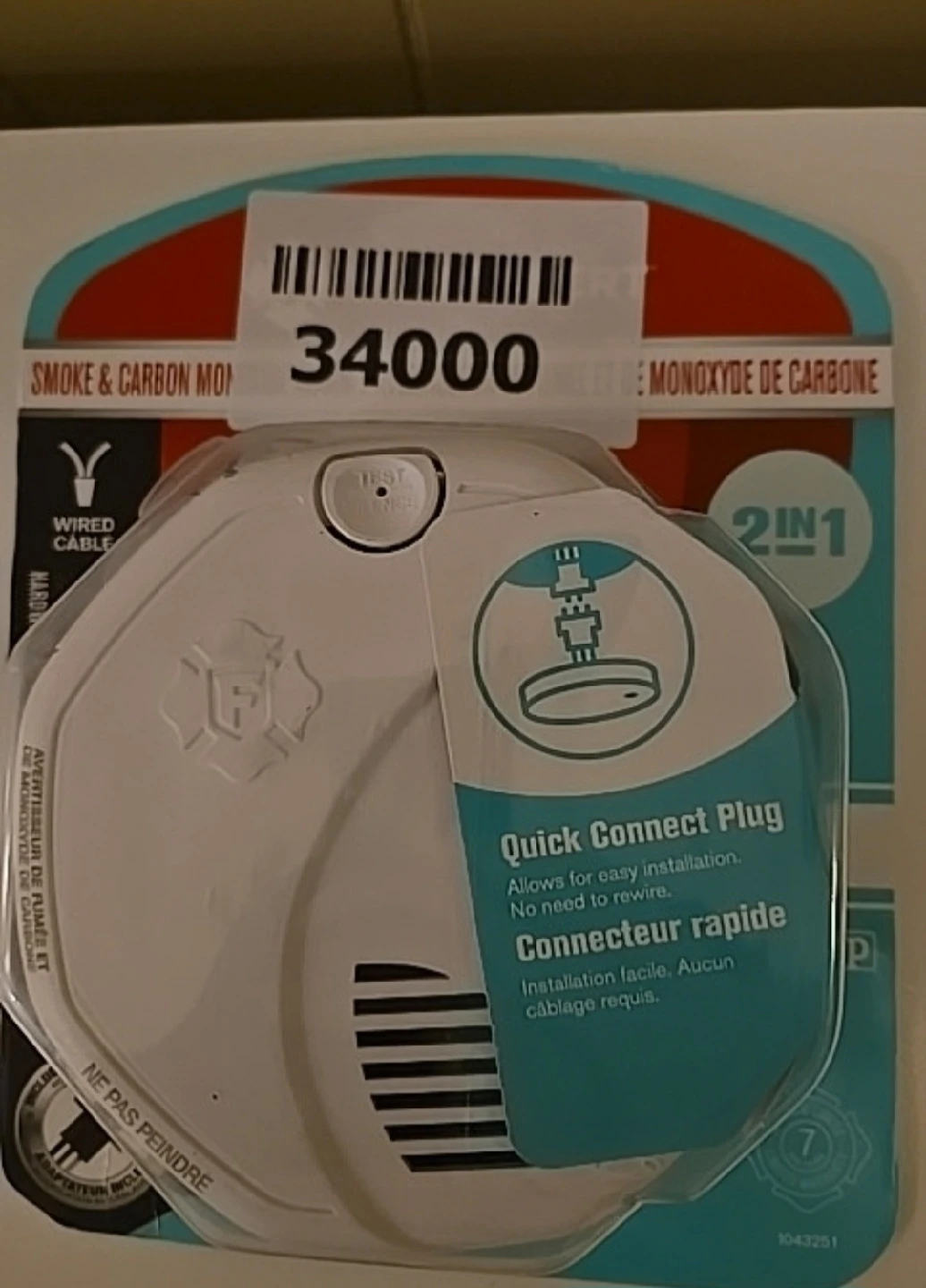 First Alert 2-in-1 Smoke & Carbon Monoxide Detector