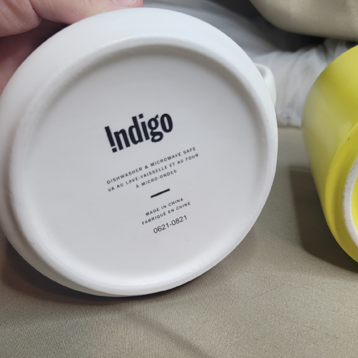 2 Ceramic Indigo X Mugs - photo 5