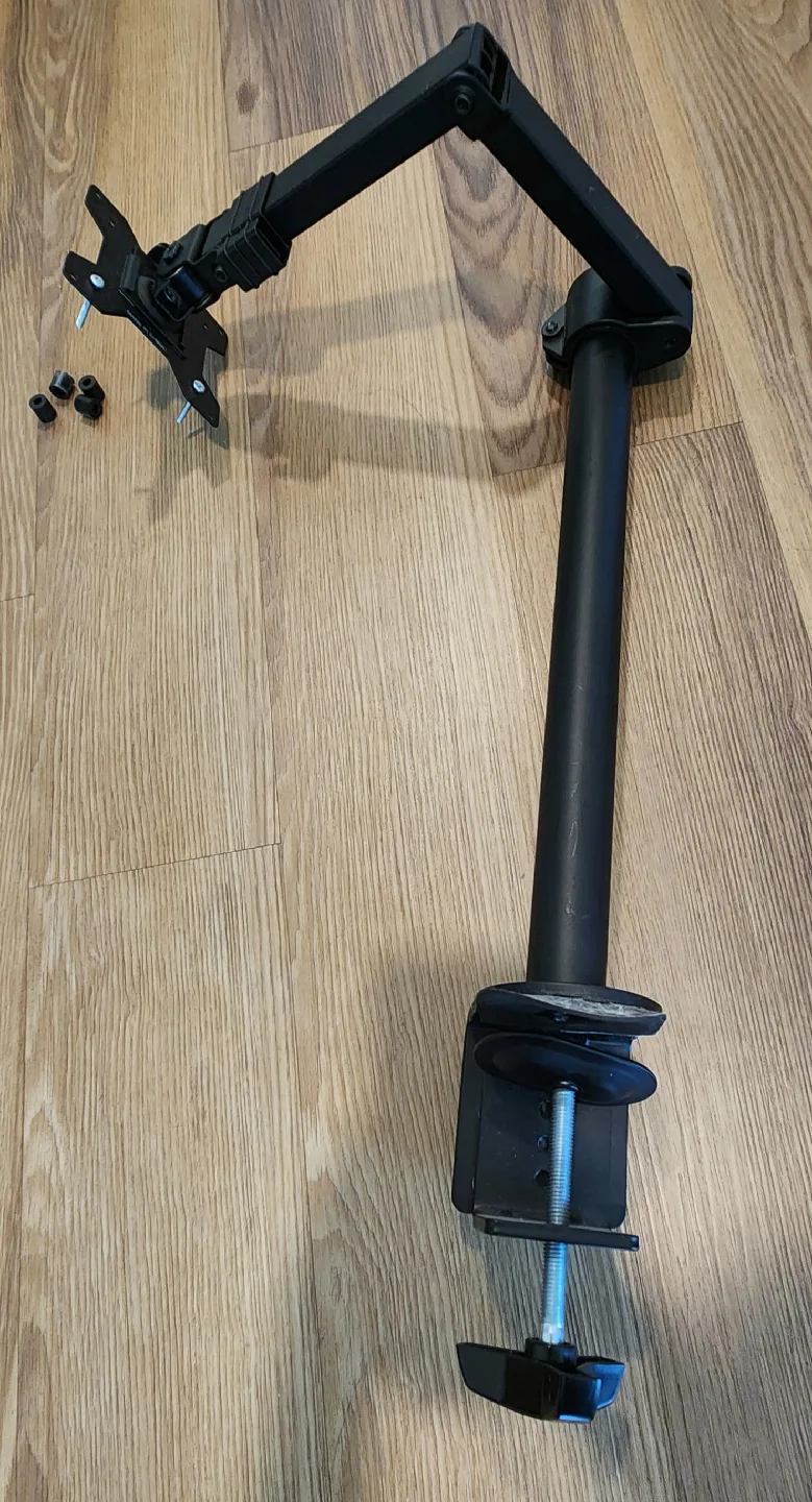 Black Monitor Arm Desk Mount image indicator(2)