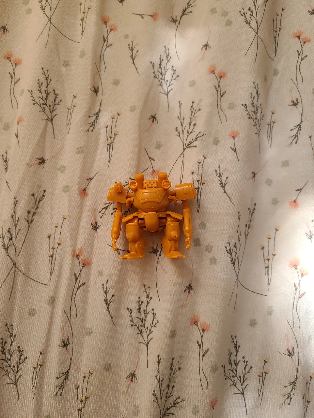 Mini Orange Robot Toy Figure thumbnail
