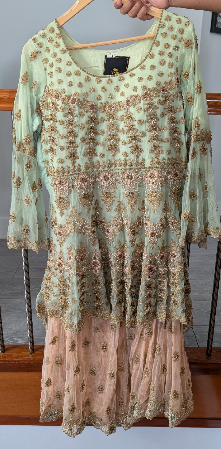 pakistani sharara outfit