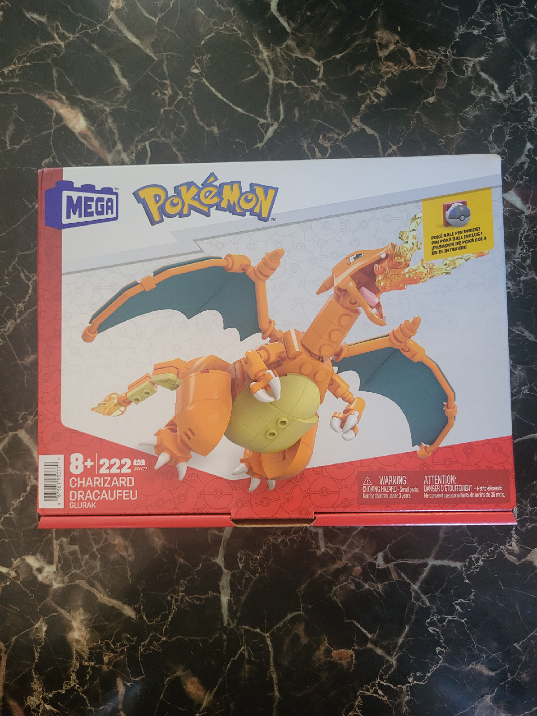 MEGA Pokémon Charizard Building Set 222 Pieces