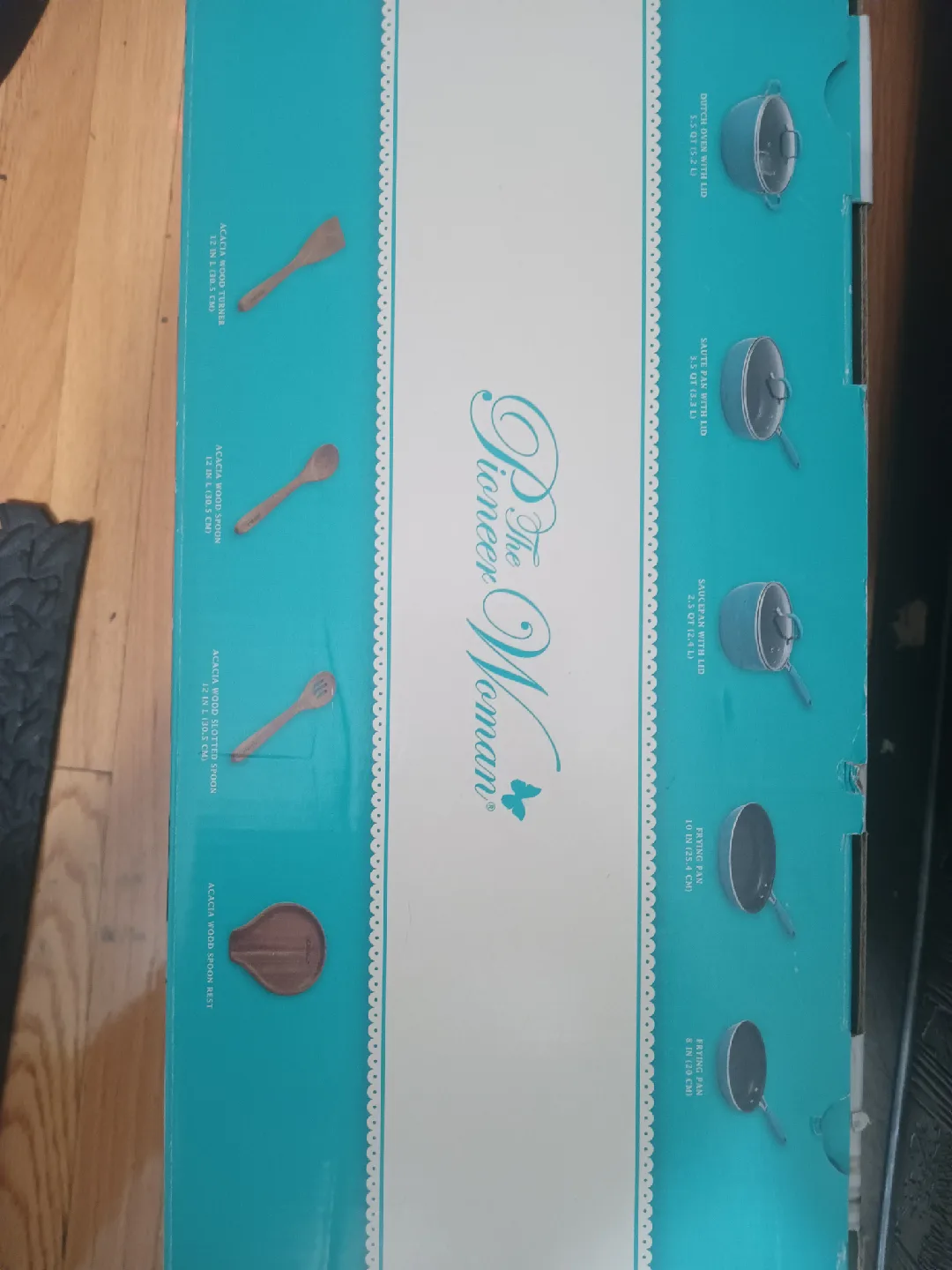 Pioneer Woman 10-Piece Cookware Set - Turquoise image indicator(2)