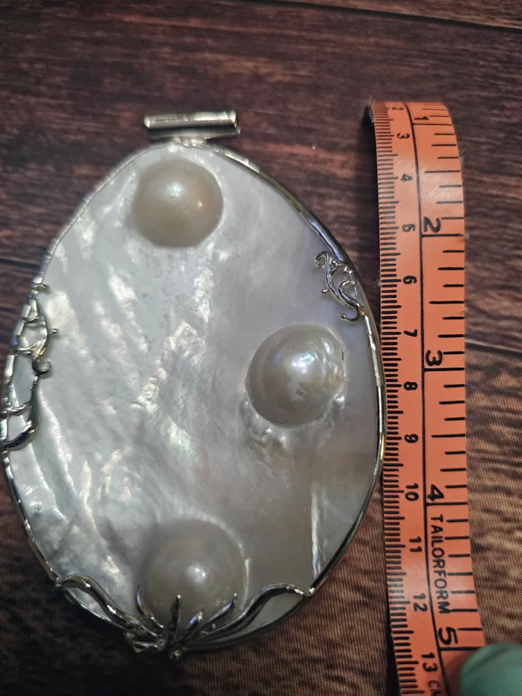 Mother of Pearl & Sterling Silver Pendant image indicator(6)