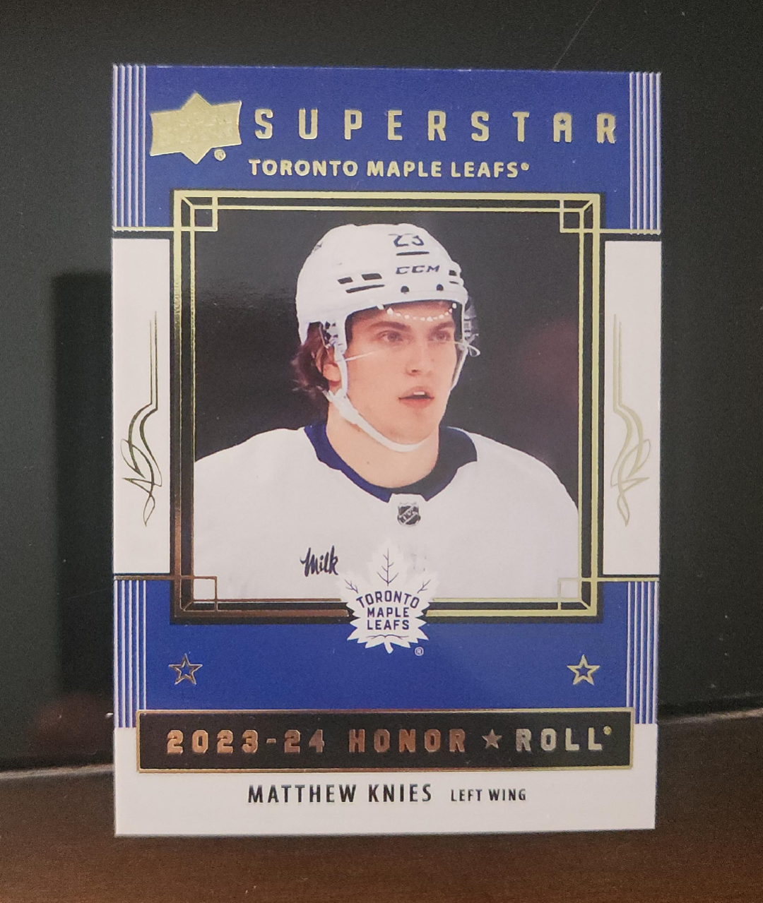 Matthew Knies 2023-24 Honor Roll Card - photo 2