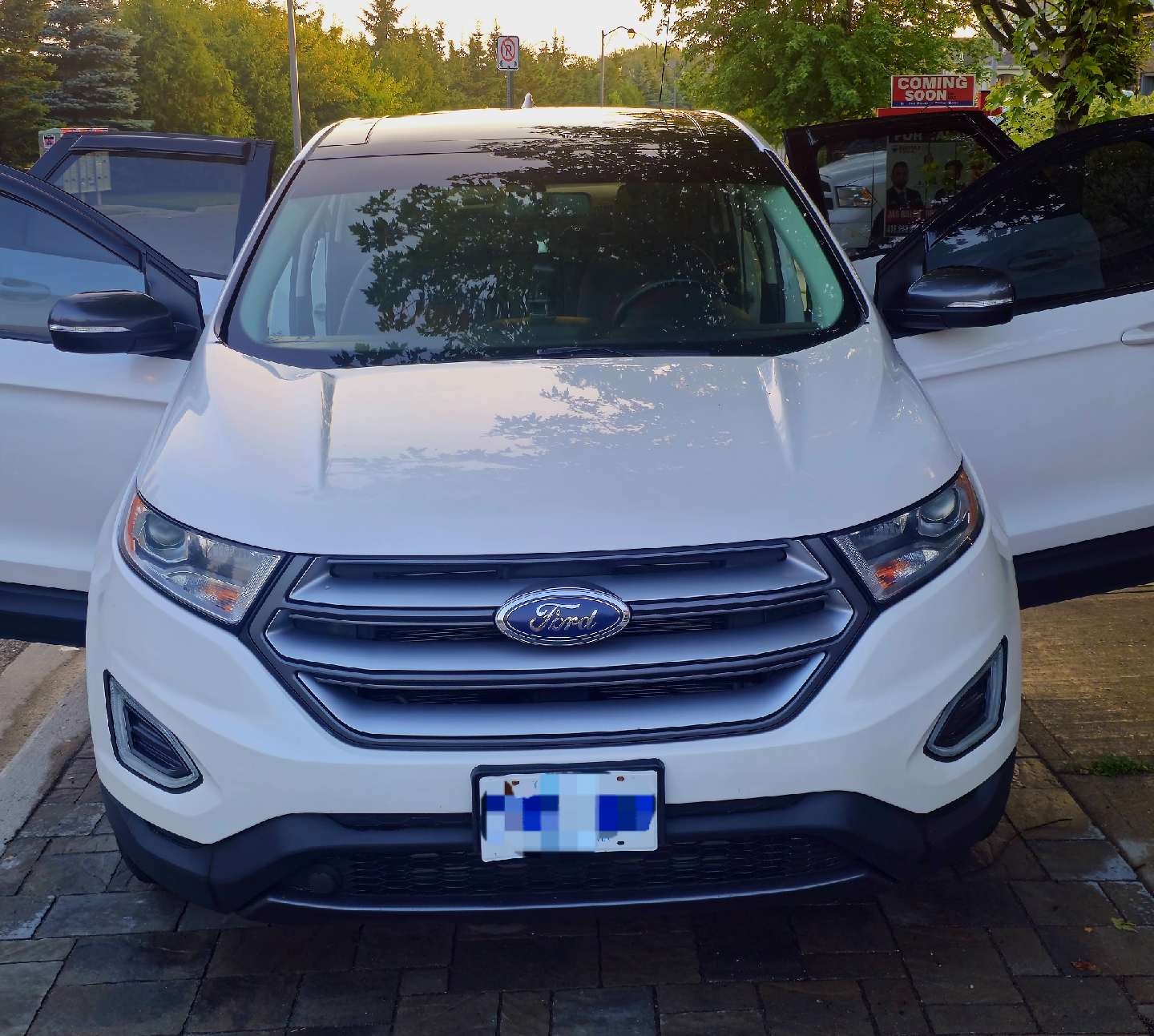Ford Edge White SUV
