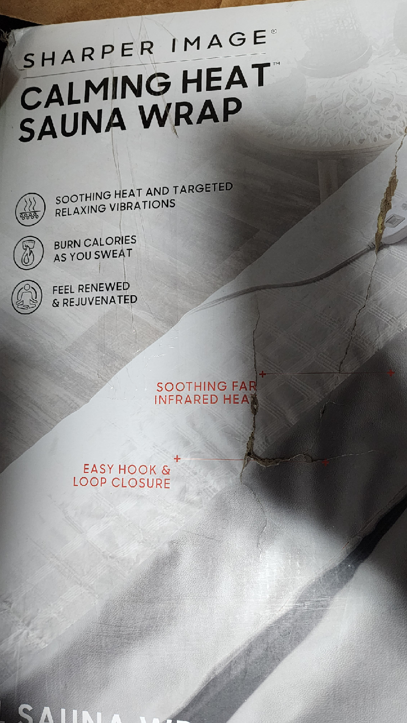 Sharper Image Calming Heat Sauna Wrap - photo 4