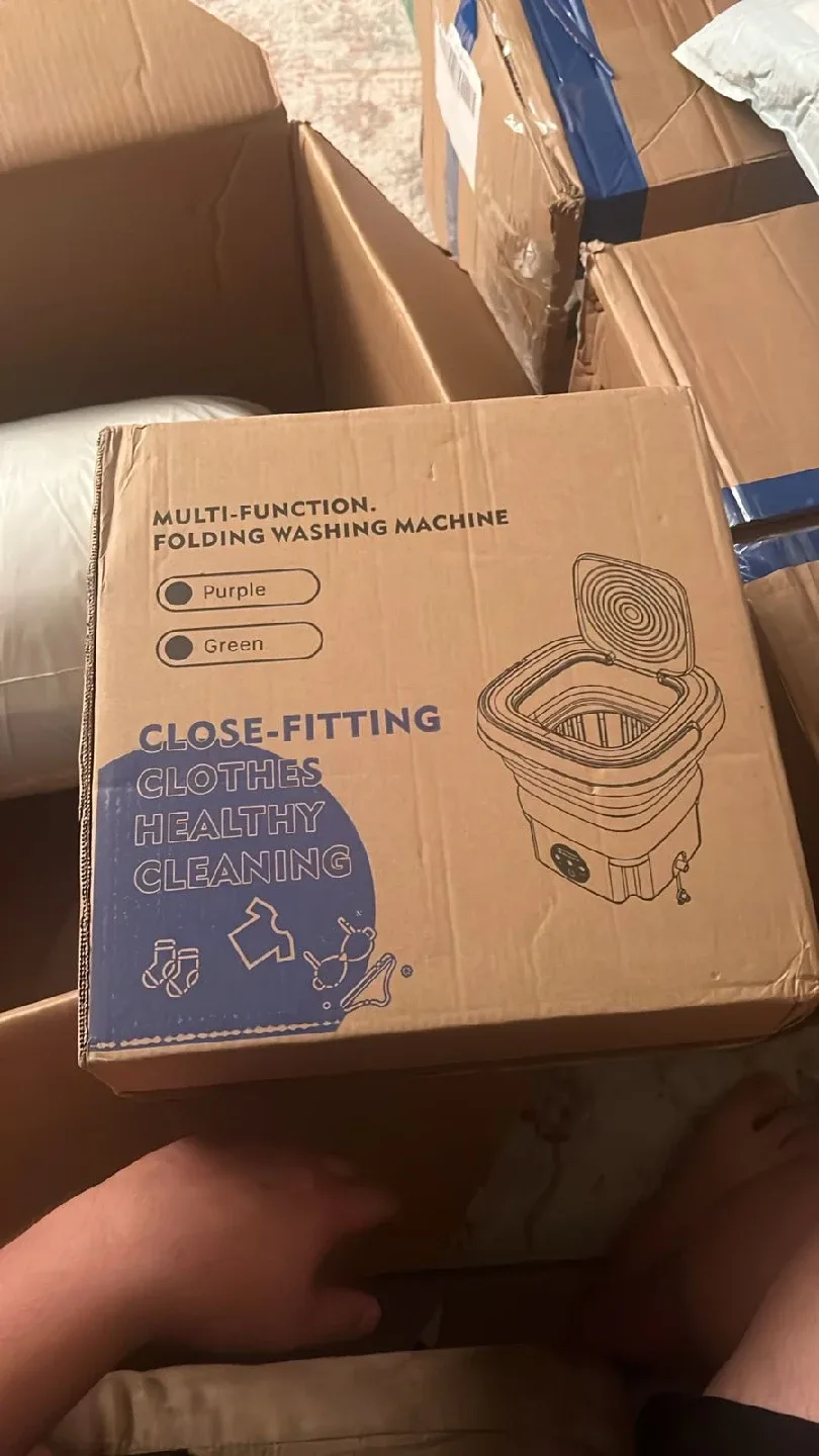 New sealed Multi-Function Folding Washing Machine thumbnail